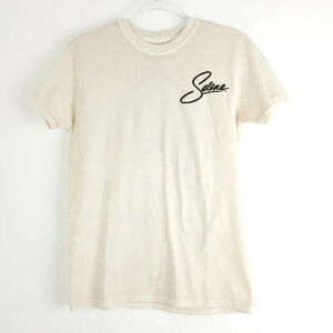 Selena Beige Graphic Tee S